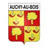 Auchy-au-Bois Sticker wappen, gelsenkirchen, augsburg, klebender aufkleber
