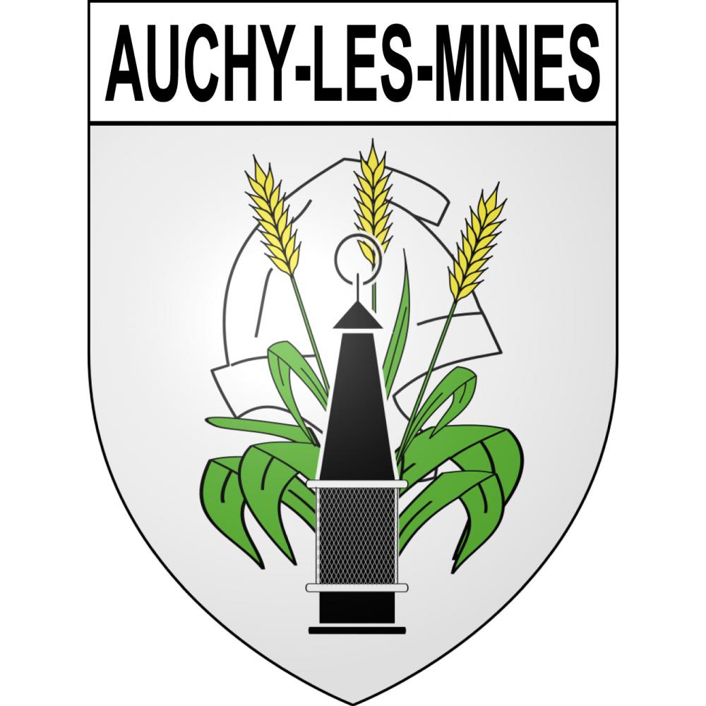 Adesivi stemma Auchy-les-Mines adesivo