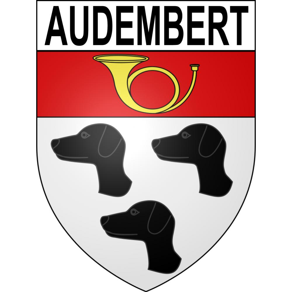 Stickers coat of arms Audembert adhesive sticker