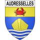Audresselles 62 ville sticker blason écusson autocollant adhésif