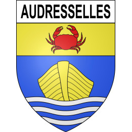 Audresselles 62 ville sticker blason écusson autocollant adhésif