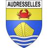 Adesivi stemma Audresselles adesivo