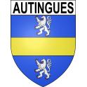 Autingues Sticker wappen, gelsenkirchen, augsburg, klebender aufkleber