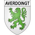 Averdoingt Sticker wappen, gelsenkirchen, augsburg, klebender aufkleber