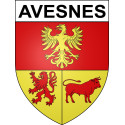 Avesnes Sticker wappen, gelsenkirchen, augsburg, klebender aufkleber