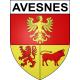 Stickers coat of arms Avesnes adhesive sticker