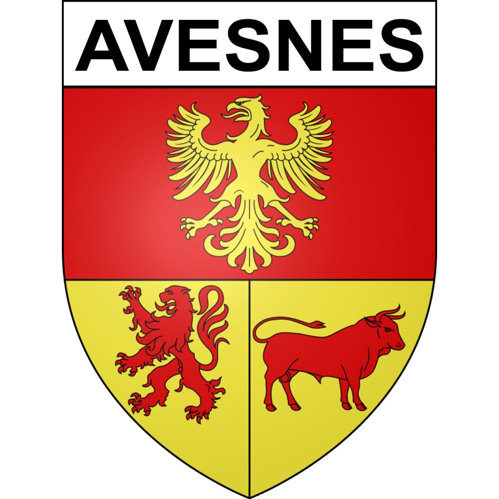 Adesivi stemma Avesnes adesivo