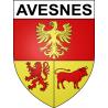 Avesnes 62 ville sticker blason écusson autocollant adhésif