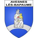 Stickers coat of arms Avesnes-lès-Bapaume adhesive sticker