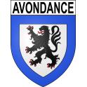 Avondance Sticker wappen, gelsenkirchen, augsburg, klebender aufkleber