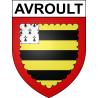 Avroult 62 ville sticker blason écusson autocollant adhésif