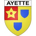 Ayette Sticker wappen, gelsenkirchen, augsburg, klebender aufkleber