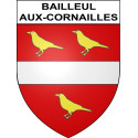 Bailleul-aux-Cornailles 62 ville sticker blason écusson autocollant adhésif