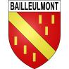 Pegatinas escudo de armas de Bailleulmont adhesivo de la etiqueta engomada