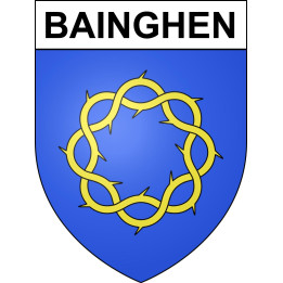Bainghen 62 ville sticker blason écusson autocollant adhésif