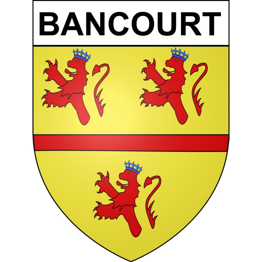 Bancourt 62 ville sticker blason écusson autocollant adhésif