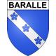 Baralle 62 ville sticker blason écusson autocollant adhésif