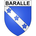 Stickers coat of arms Baralle adhesive sticker