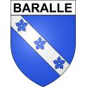 Baralle Sticker wappen, gelsenkirchen, augsburg, klebender aufkleber