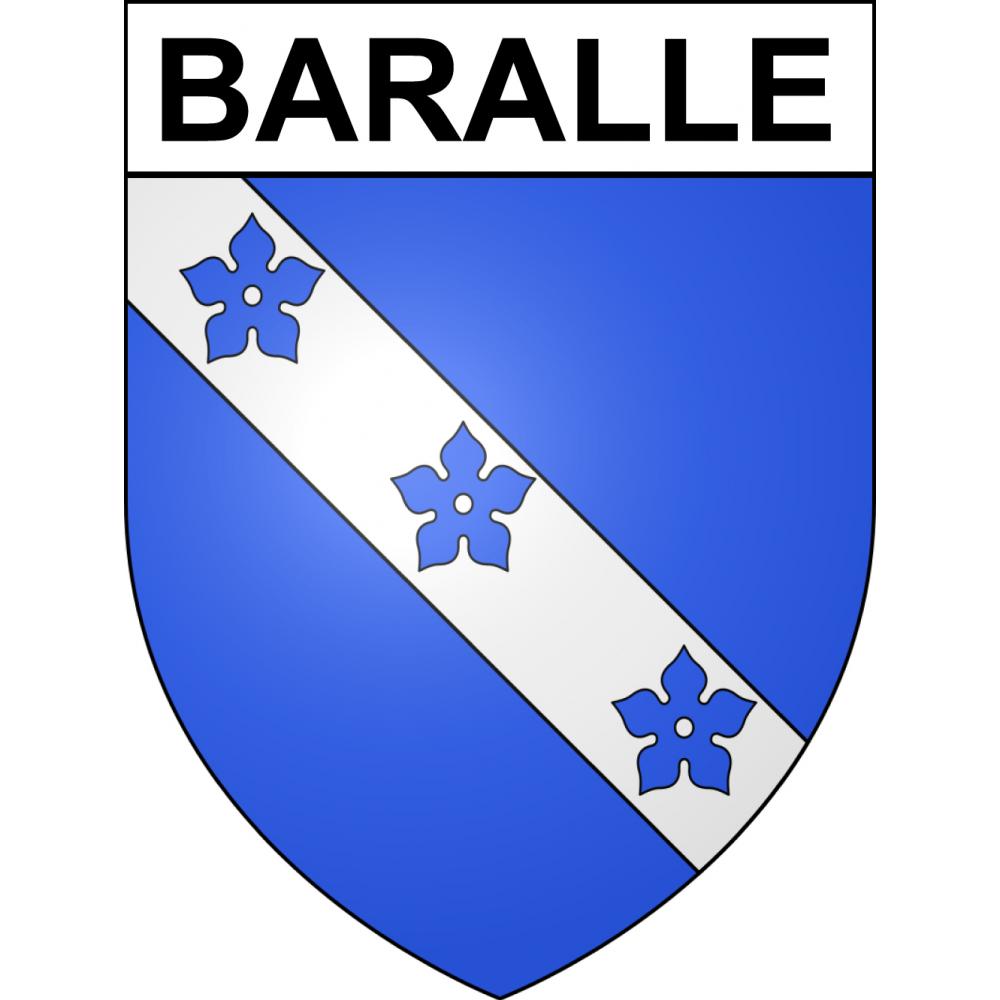 Baralle Sticker wappen, gelsenkirchen, augsburg, klebender aufkleber