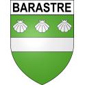 Barastre Sticker wappen, gelsenkirchen, augsburg, klebender aufkleber
