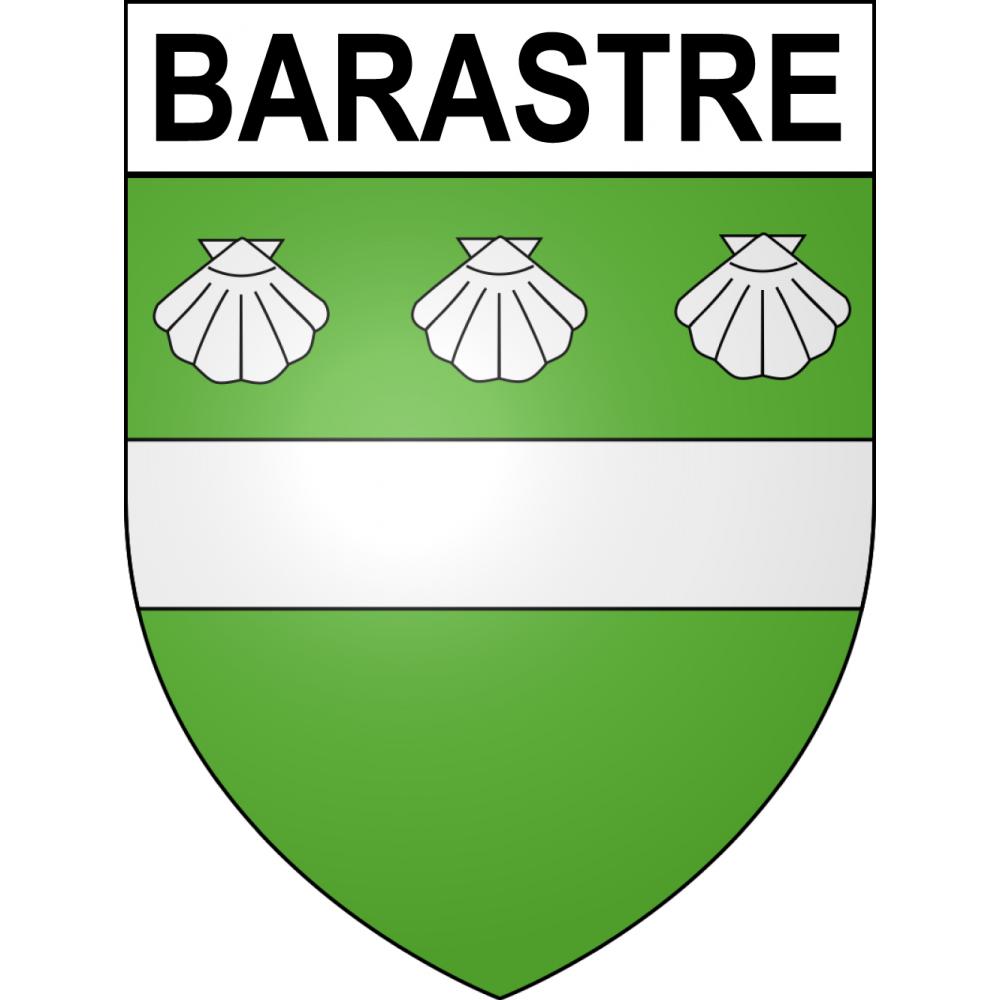 Barastre 62 ville sticker blason écusson autocollant adhésif