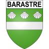 Barastre 62 ville sticker blason écusson autocollant adhésif