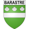 Pegatinas escudo de armas de Barastre adhesivo de la etiqueta engomada