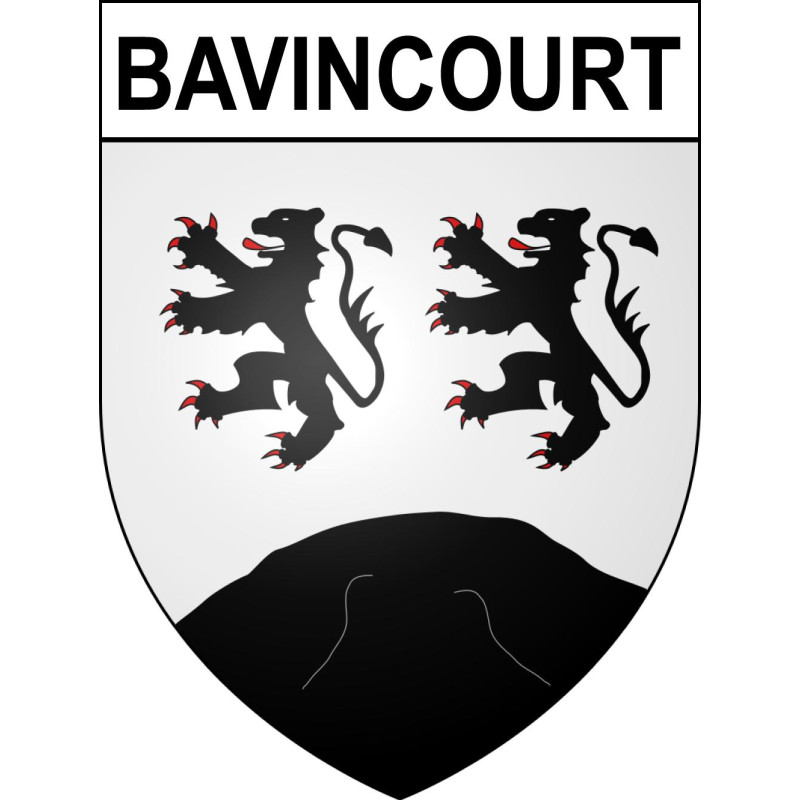 Adesivi stemma Bavincourt adesivo