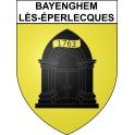 Bayenghem-lès-Éperlecques Sticker wappen, gelsenkirchen, augsburg, klebender aufkleber