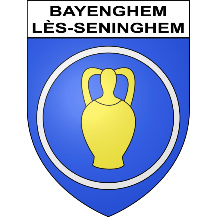 Bayenghem-lès-Seninghem Sticker wappen, gelsenkirchen, augsburg, klebender aufkleber