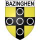 Stickers coat of arms Bazinghen adhesive sticker