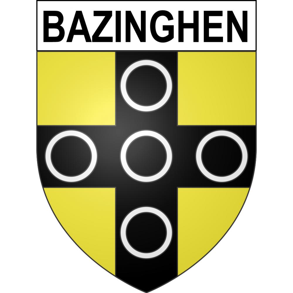 Bazinghen Sticker wappen, gelsenkirchen, augsburg, klebender aufkleber
