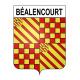 Pegatinas escudo de armas de Béalencourt adhesivo de la etiqueta engomada