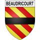 Stickers coat of arms Beaudricourt adhesive sticker