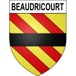 Beaudricourt 62 ville sticker blason écusson autocollant adhésif