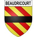Adesivi stemma Beaudricourt adesivo