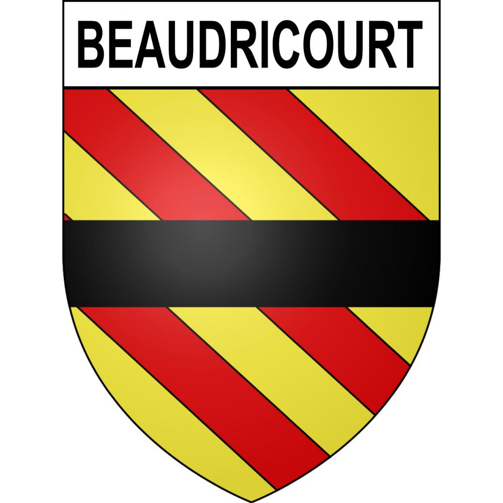 Beaudricourt Sticker wappen, gelsenkirchen, augsburg, klebender aufkleber