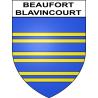 Stickers coat of arms Beaufort-Blavincourt adhesive sticker