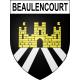 Beaulencourt 62 ville sticker blason écusson autocollant adhésif