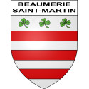 Beaumerie-Saint-Martin 62 ville sticker blason écusson autocollant adhésif
