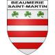 Stickers coat of arms Beaumerie-Saint-Martin adhesive sticker