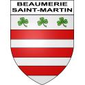 Adesivi stemma Beaumerie-Saint-Martin adesivo
