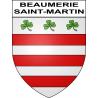 Beaumerie-Saint-Martin Sticker wappen, gelsenkirchen, augsburg, klebender aufkleber