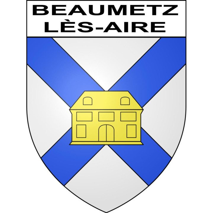 Beaumetz-lès-Aire Sticker wappen, gelsenkirchen, augsburg, klebender aufkleber