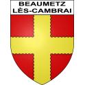 Beaumetz-lès-Cambrai Sticker wappen, gelsenkirchen, augsburg, klebender aufkleber