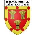 Beaumetz-lès-Loges Sticker wappen, gelsenkirchen, augsburg, klebender aufkleber