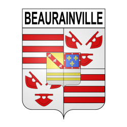 Beaurainville 62 ville sticker blason écusson autocollant adhésif