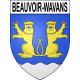 Adesivi stemma Beauvoir-Wavans adesivo