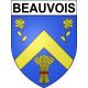 Stickers coat of arms Beauvois adhesive sticker